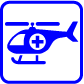 Absicherung Hubschrauberlandung